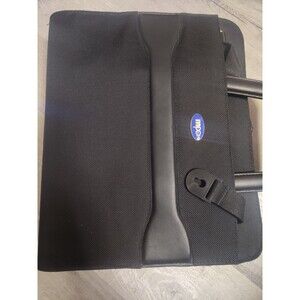 dnp Black Solid Padded Laptop Case‎ with Partitioned Compartments